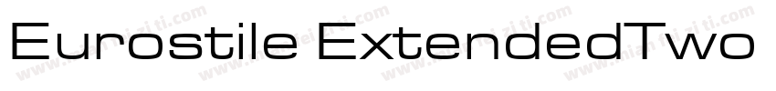Eurostile ExtendedTwo Regular字体转换